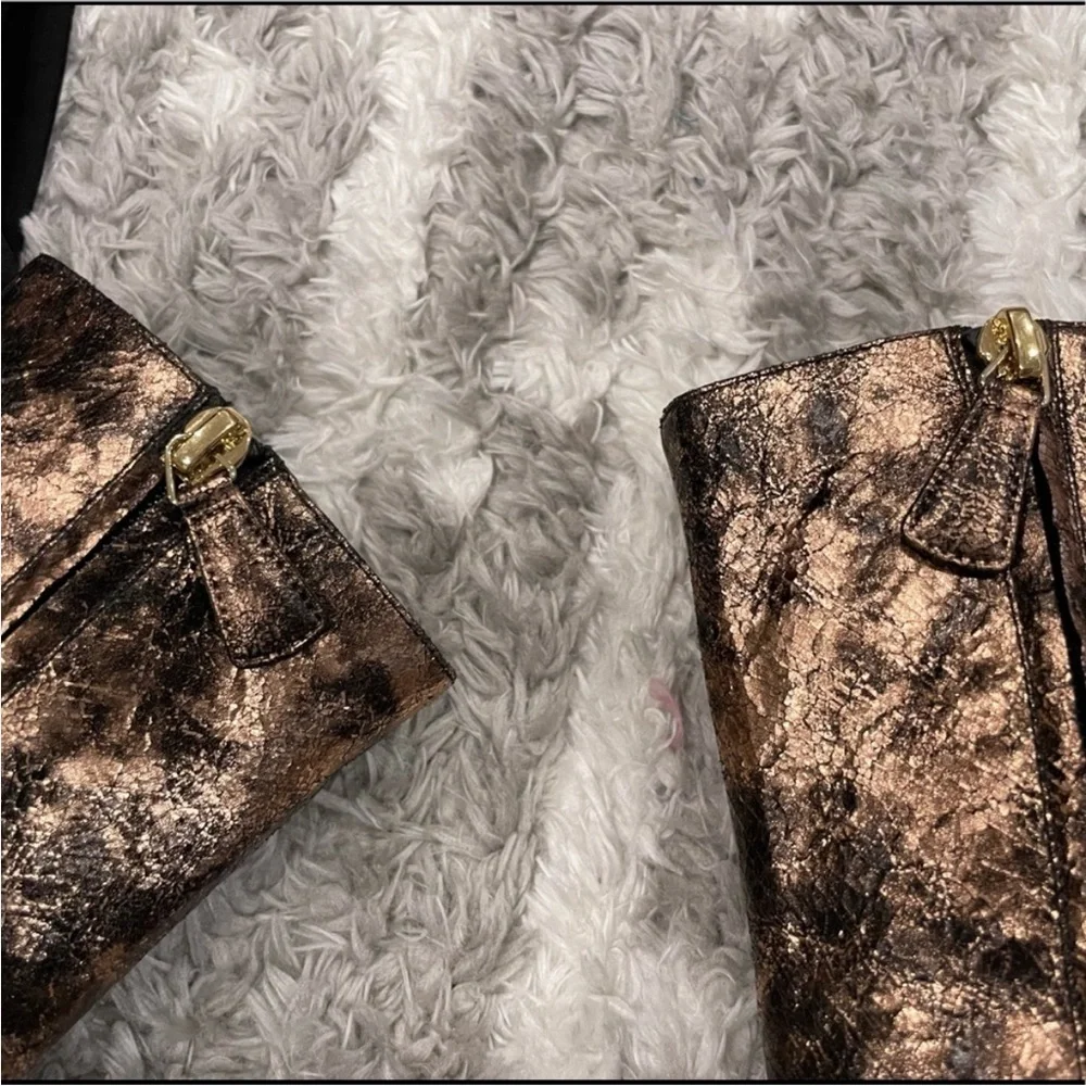 Chanel G34284 18K Laminated Goatskin Boots